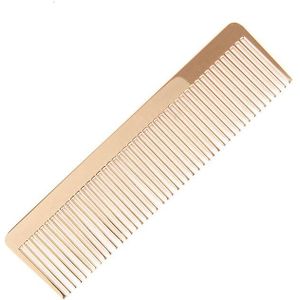Scandinavische Stijl Gouden Retro Metalen Kam Haar Kam Professionele Kappers Kam Haar Knippen Kam