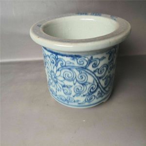 Chinese Oude Porselein Blauw En Wit Porselein Kleine Plant Bloempot