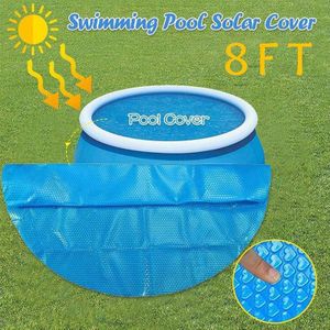 8/10/12FT Solar Zwembad Cover Dekzeil Verwarmt Water Opblaasbaar Zwembad Cover Protector