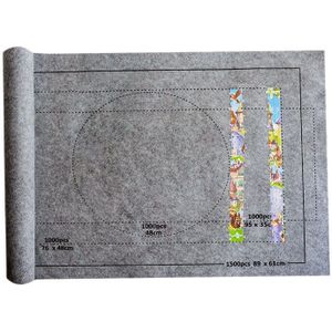 Puzzels Mat Jigsaw Roll Voelde Mat Speelkleed Grote Voor Tot 1500 Stuks Puzzel Accessoires