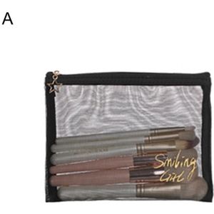 Lichtgewicht Goede Cosmetische Organizer Mesh Tas Draagbare Opslag Pouch Milieuvriendelijke Voor Kantoor