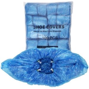 100Pcs Schoenen Cover Case Wegwerp Plastic Anti Droplet Dust Regen Overschoenen Wegwerp Waterdichte Schoen Cover Pouch