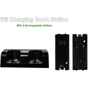 Oplaadbare 2/4 Charger Dock Station + 2/4Pack Batterijen Pack Remote Controller Charger Voor Nintendo Wii Remote Controller