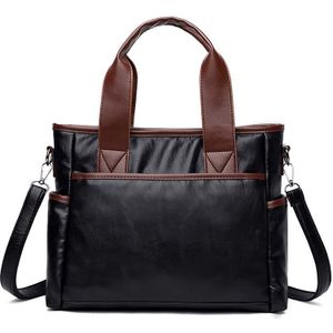 Vrouwen Grote Capaciteit Kantoor Laptop Tas Reizen Unisex Draagbare Aktetas Tote Laptop Tote Handtas