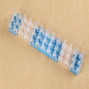 Originele Breien Machine Weave Elastiekjes Loom Vetersluiting Diy Handgemaakte Weven Tool Gevlochten Armband Kids Speelgoed Voor Kinderen Meisjes