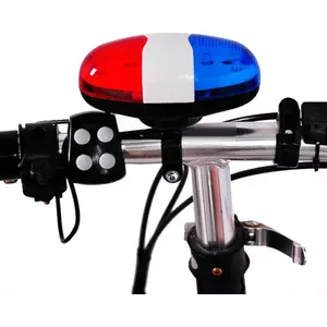 Smart-Planet Brandweer Fietsbel – Sirene Met Blauw Licht, Op Batterijen, Universeel Voor Kinderfietsen, Leuk En Veilig