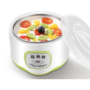 EDTID Elektrische Yoghurt Maker Leben Vergister Automatische Multifunctionele Roestvrijstalen voering Natto Rijst Wijn Yoghurt Machine 4 Cups