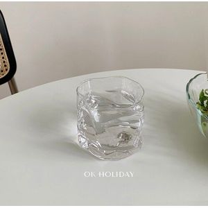Eenvoudige Japanse Vierkante Glas Water Cup Whiskey Cup Retro Mini Mok Drinkware Vasos De Vidrio Keuken Eetkamer Bar EB5BL