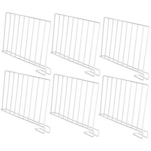 AT69-Plank Divider Voor Kasten, Portemonnees, Houten Planken, boek Planken En Bibliotheken-Organisatoren Voor Thuis En Kantoor-Set Van 6