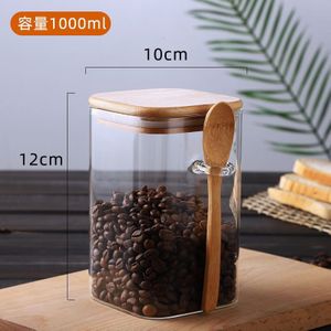 Boxance Grote XL Koffieblik voor 1 kg koffie met deksel Vierkant Inhoud 2,7 liter Voorraadblik Boxance Grote XL Koffieblik voor 1 kg koffie met deksel Vierkant Inhoud 2,7 liter Voorraadblik