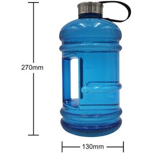 Duurzaam Sport Flessen Delicate 2.2L Water Fles Petg Bpa Gratis Handgreep Waterkoker Drinkfles Voor Gym Fitness