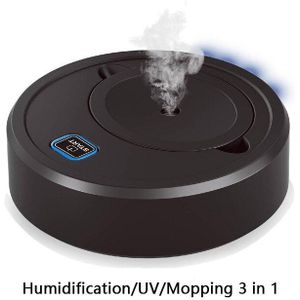 Smart Stofzuiger Robot Spray Dweilen Ultraviolet Sterilisatie Vegen Dweilen Usb Luchtbevochtiger Thuis Stofzuiger