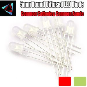 30Pcs Led 5Mm Diffuus Rood-Geel Groen Gemeenschappelijke Kathode & Gemeenschappelijke Anode Ronde Diode