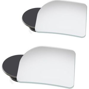 Automotive achteruitkijkspiegel kleine ronde spiegel Fan groothoek reflecterende randloze glas extra spiegel CD50 Q02