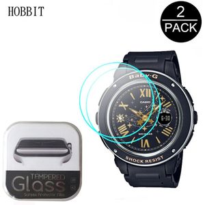 2 Stuks 0.3Mm 2.5D Hd Clear Bescherming Glas Voor Casio BABY-G BGA-150ST MSG-S500G Smart Horloge Screen Protector Film Gehard glas