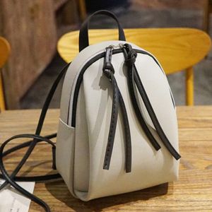 Vrouwen Lederen Rugzak Mini Soft Touch Multifunctionele Kleine Rugzak Vrouwelijke Dames Schoudertas Meisje Portemonnee