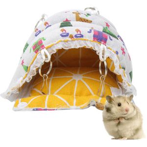 Katoen Kerst Huisdier Hamster Warm Hangmat Opknoping Slapen Tent Au