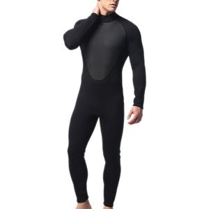 Zomer Mannen Wetsuit Volledige Bodysuit 3Mm Ronde Hals Duikpak Elastische Zwemmen Surfen Snorkelen Kajakken Sport Kleding Edf