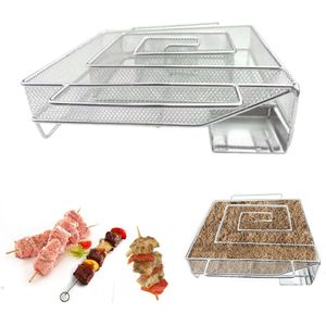 BBQ Accessoires Koud Rook Generator Barbecue Grill Voor Outdoor Stalen Grill Accessoires Mini Barbecue Smoker Box Zalm Bacon