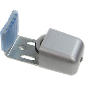Low Noise Mini Massief Staal Schuur Anti Swingende Vloer Gids Hardware Schuifdeur Spoor Automatische Verstelbare Lengte Bodem Thuis