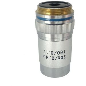 Achromatische Objectief 4X 10X 20X 40X 60X 100X Laboratorium Bio-Microscoop Lens 195Mm Conjugaat Afstand Microscoop Accessoires