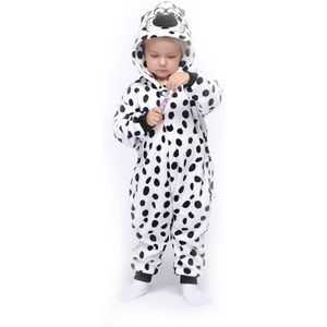 Flanel Animal Pyjama Dalmatische Honden Koreaanse Versie Van De Witte Achtergrond Een Stuk Thuis Night Gown