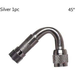 1Pc 45/90/135 Graden Air Tyre Kleppen Voor Vrachtwagen Motorfiets Fietsen Accessoires Adapter Auto Klep Uitbreiding Stem Messing hoge Kwal