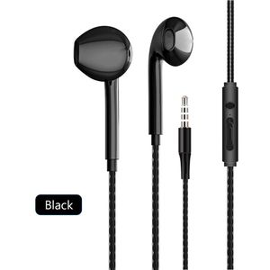 In-Ear Mobiele Wired Hoofdtelefoon 3.5Mm Sport Oordopjes Met Bass Telefoon Oortelefoon Draad Stereo Headset Met Microfoon Muziek sport Koptelefoon