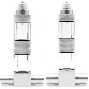 Aluminium 12/16mm Externe U-Buizen Bocht CO2 Diffuser Tank CO2 Verstuiver Syatem Diffuser Met Bubble Counter generator Kit