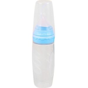Baby Leuke Zuigfles Baby Fles Menigte Training Siliconen Fles Squeeze Lepel Kind Voedsel Spoonfood Supplement Fles