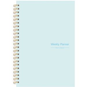 Simu 2022 A5 Agenda Planner Notebook Dagboek Wekelijkse Planner Doel Gewoonte Schema &#39;S Journal Notebooks Voor School Briefpapier Kantoor