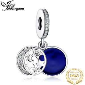 Jewelrypalace Blauw Moon Star 925 Sterling Zilveren Kralen Bedels Zilver 925 Originele Voor Armband Zilver 925 Originele Sieraden Maken