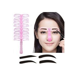 8 Stks/set Mode Wenkbrauw Stencils Verschillende Wenkbrauw Shaper Model Make-Up Beauty Tool Nuttig Wenkbrauw Tekening Guide Template AC067
