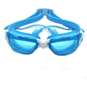 Professionele Zwembril Met Oordopjes Voor Kids Anti-Fog Waterdichte Siliconen Kinderen Zwemmen Glazen Water Sportbrillen