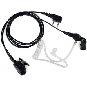 Xqf Akoestische Buis Oortelefoon Microfoon Ptt Headset Voor Kenwood Hyt UV5R 888S Motorola GP88 CLS1450 Midland T6200 MH370 Yaesu vertex