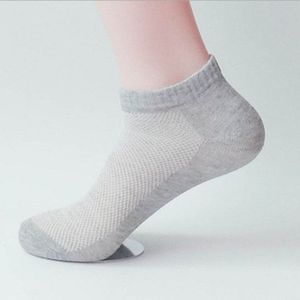 3 Pairs Effen Mesh Heren Sokken Onzichtbare Korte Sokjes Mannen Zomer Ademende Dunne Mannelijke Boot Sokken Meias