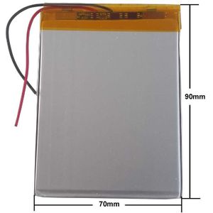 3500Mah 3.7V Polymeer Lithium-Ion Batterij Vervanging Tablet Batterij Voor Oesters T74 Mai 3G 357090
