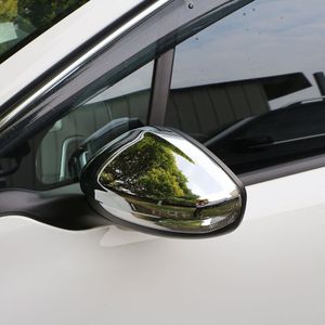 Kleur Mijn Leven 2 Stks/set Abs Chrome Voor Peugeot Achteruitkijkspiegel Cover Bescherming Covers strips Trim