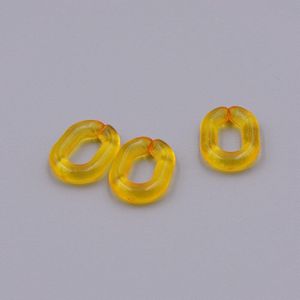 100Pcs 20*14Mm Snoep Kleur Combinatie Split Acryl Chain Connectors Voor Diy Sieraden Maken Sunglass Chain Sieraden accessoires