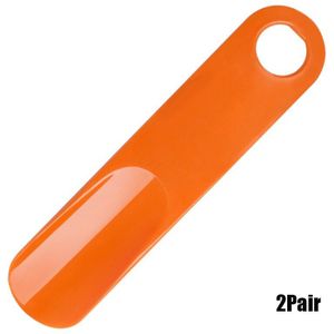 Handig Plastic Slijtage Schoen Helpers Ouderen Schoenlepel Aan En Uit Schoenen Lifting Helpers 19.5x4cm-Wt