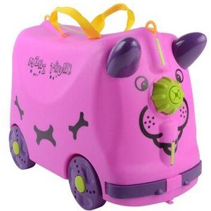 Mode Reisbagage Kinderwagen Multicolor Dier Modellering Koffers Kinderen Hard Case Koffer Wit Groen Kind Opbergdoos