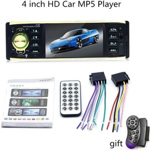 Golden black Autoradio 1 Din Auto Radio 4.1 MP5 Auto Speler niet Touch Screen Auto Stereo Bluetooth Auto Radio Camera android