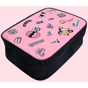 Reizen Cartoon Cosmetische Tas Make-Up Gevallen Draagbare Badkamer Organizer Zakken Waterdichte Make-Up Tas