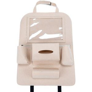 1 Pcs Auto Back Seat Organizer Multi-Pocket Vilt Opbergtas Tablet Auto Houder Multifunctionele Voertuig Opbergtas Auto accessoires