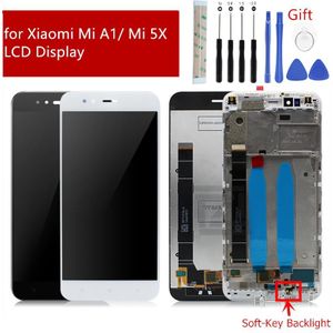 Voor Xiaomi Mi A1 Lcd Touch Screen Digitizer Vergadering Met Frame Voor Xiaomi Mi 5X Display Vervanging Reparatie Reserveonderdelen onderdelen