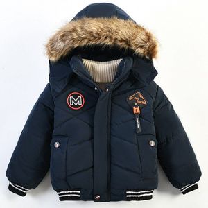 Winter Baby Boy Jassen Donsjack Voor Kinderen Kleding Boy Capuchon Katoenen Jassen Voor Kinderen Bovenkleding 2 3 4 Jaar Oud