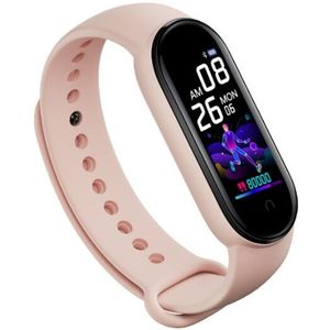 M5 Smart Armband Horloges Bluetooth Sport Fitness Tracker Druk Hartslagmeter Waterdicht Vrouwen Mannen Horloge Slimme Band