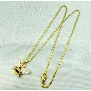 Kleurrijke Vlinder Bee Ketting Hanger Set Sleutelbeen Keten Voor Vrouwen Sieraden Gold Druipend Olie Kettingen Accessoires Kraag
