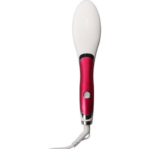 100-240V Haar Borstel Snelle Verwarming Stijltang Kam Krachtige Elektrische Borstel Kam Irons Auto Steil Haar Kam brush Tool