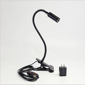 Dimbare 5V Usb Led Clip Licht, Flexibele Buis Spot Light Voor Bureau Kast/Bed Lezen, 1W Laptop, Draagbare Bron Licht